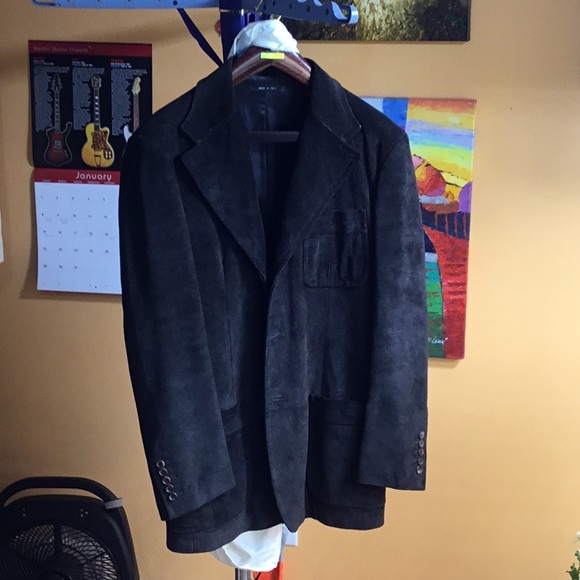 Gucci Super Heavy Brown Suede Dress Coat - Picture 2 of 16